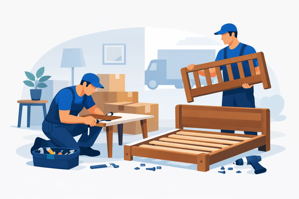 Can Movers Dismantle Furniture Before a Move?